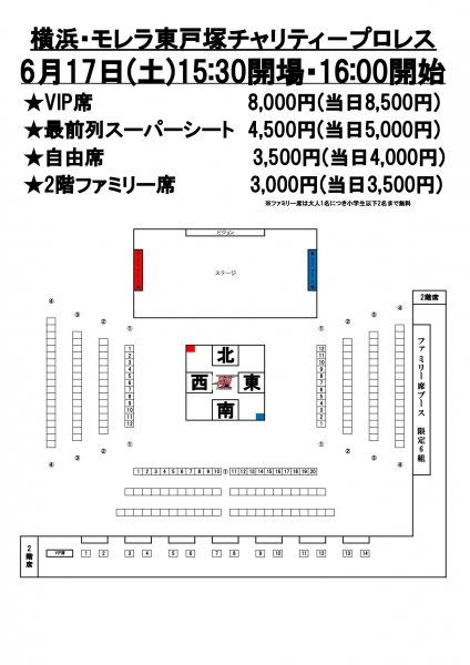 2023年6月17日モレラ東戸塚チャリティープロレス page 0001